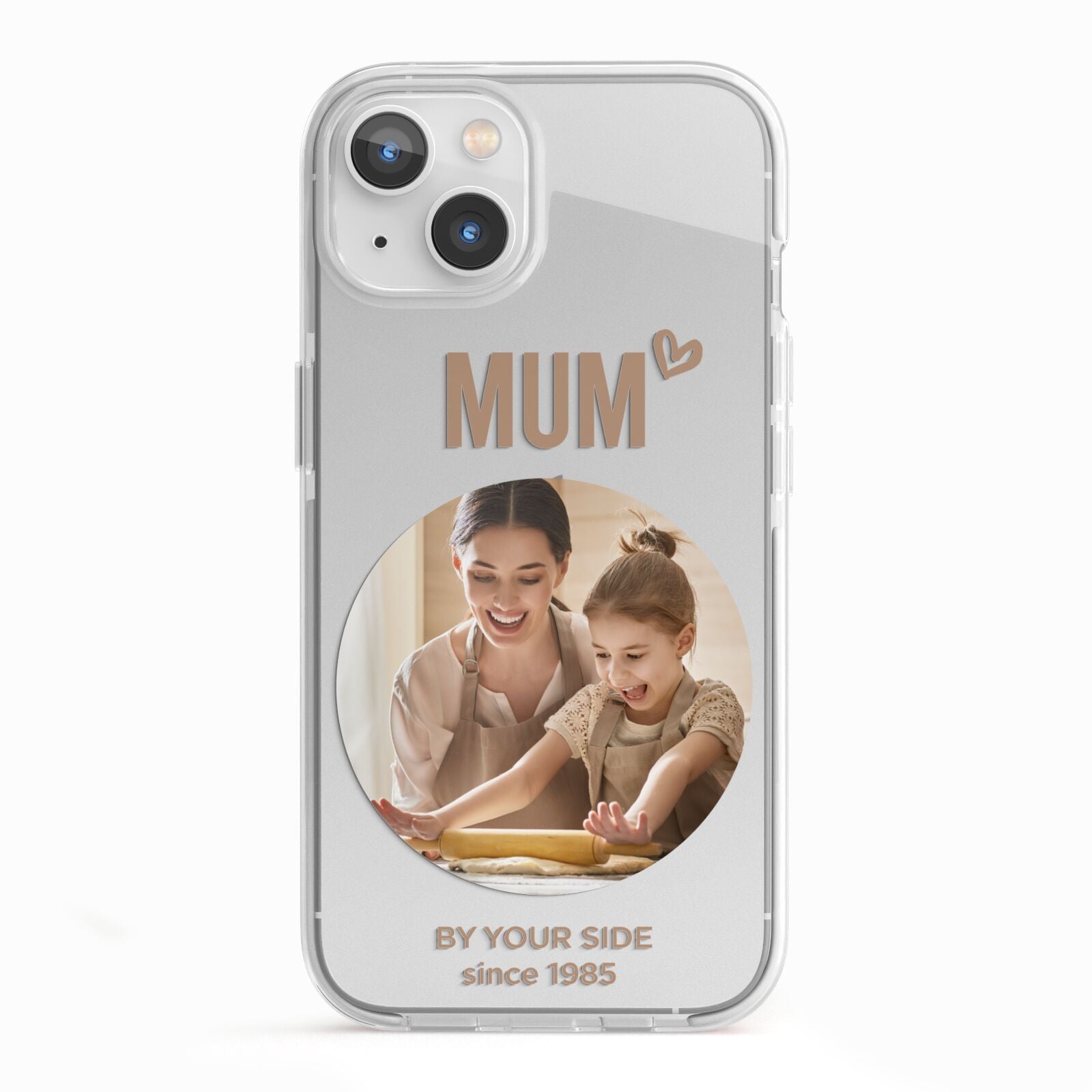Vintage Mothers Day Photo iPhone 13 TPU Impact Case with White Edges