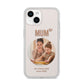 Vintage Mothers Day Photo iPhone 14 Clear Tough Case Starlight