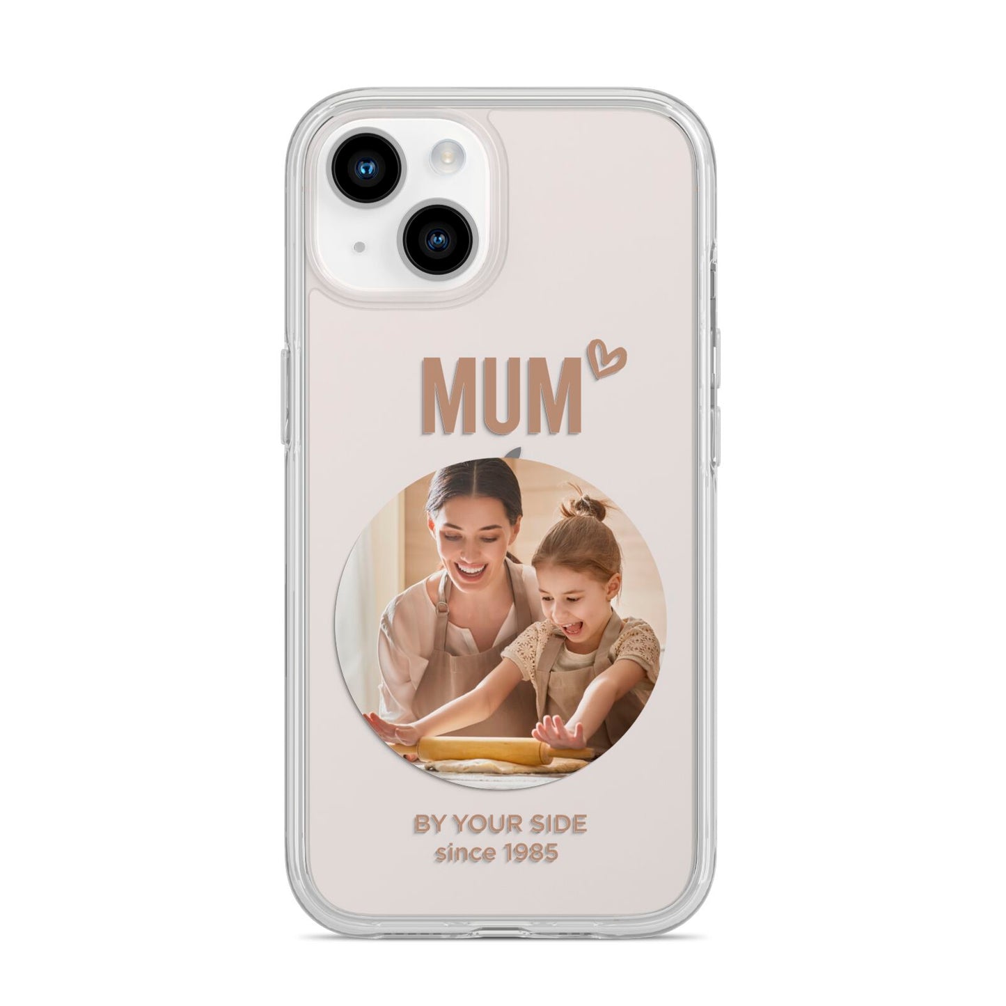 Vintage Mothers Day Photo iPhone 14 Clear Tough Case Starlight