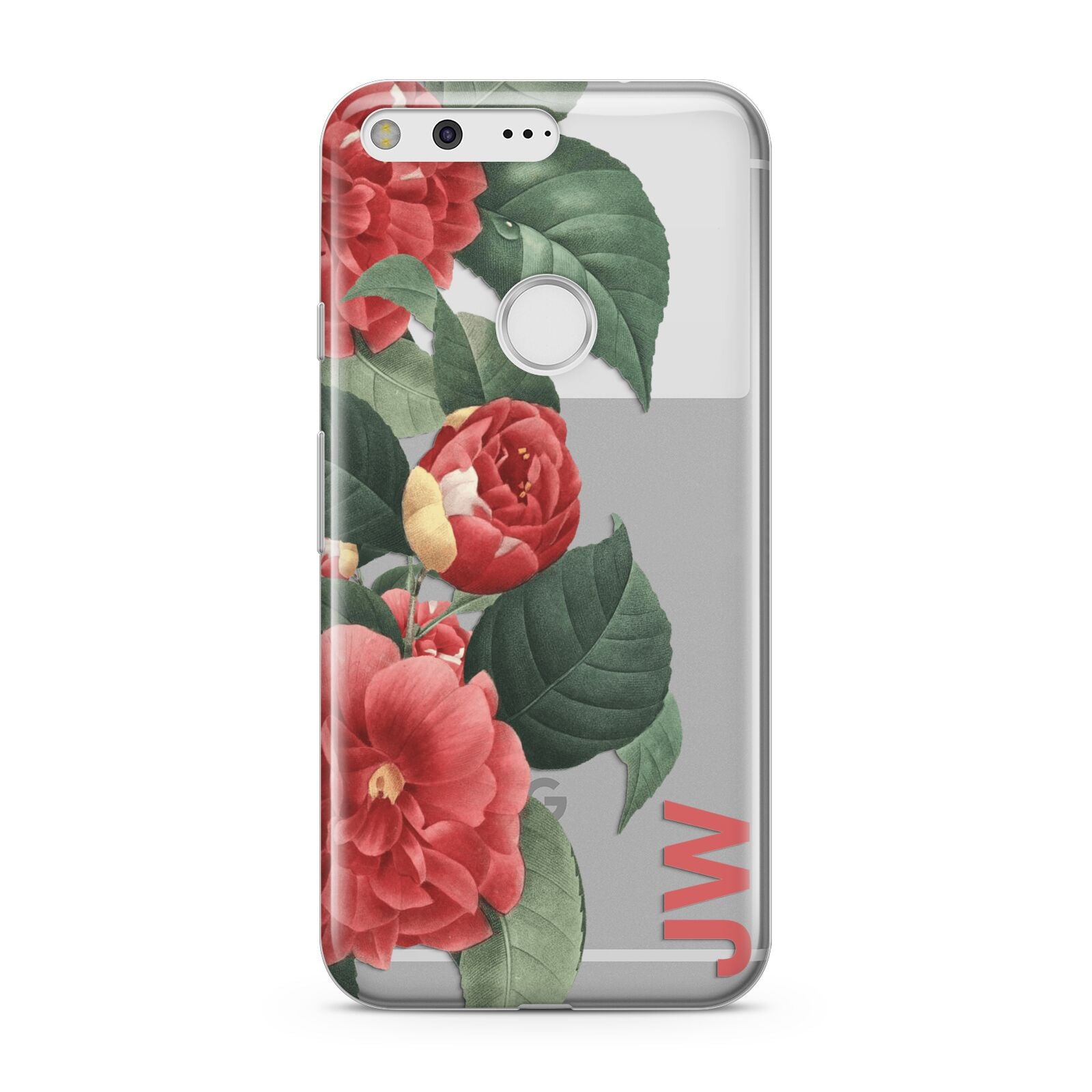 Vintage Personalised Flowers Google Pixel Case