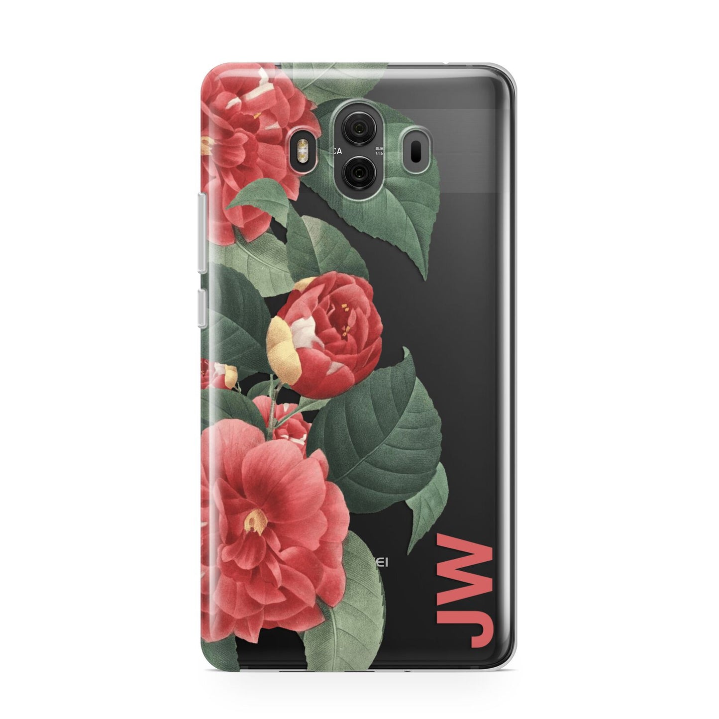 Vintage Personalised Flowers Huawei Mate 10 Protective Phone Case