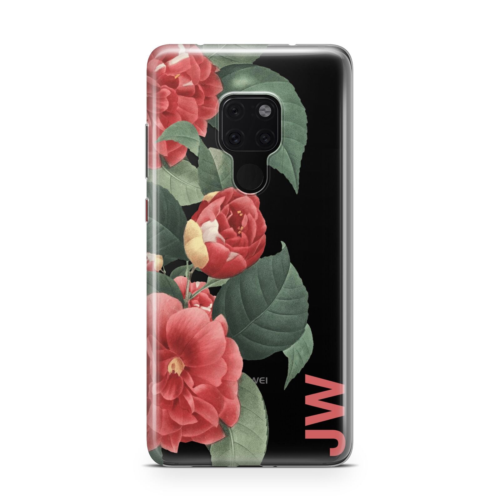 Vintage Personalised Flowers Huawei Mate 20 Phone Case