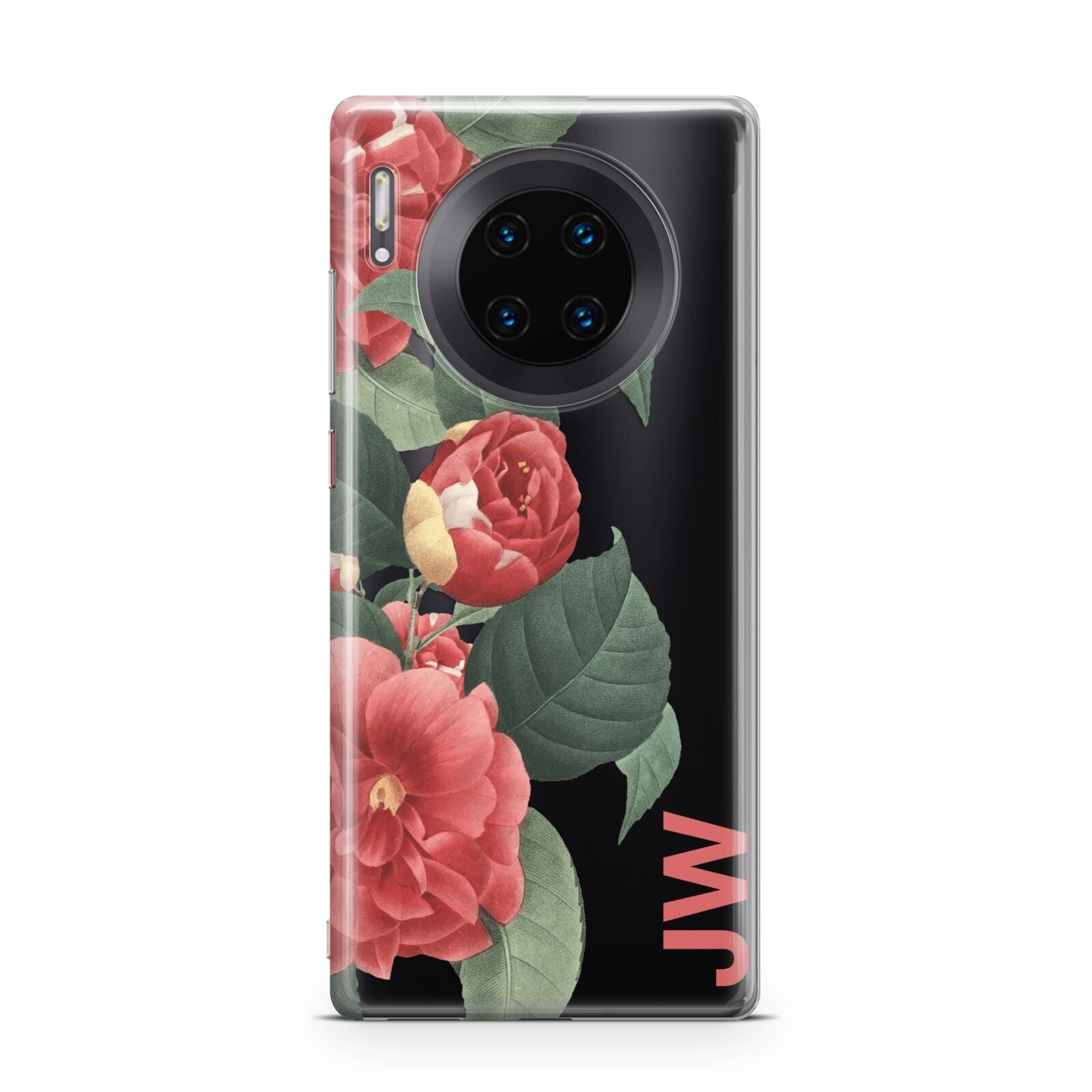 Vintage Personalised Flowers Huawei Mate 30 Pro Phone Case