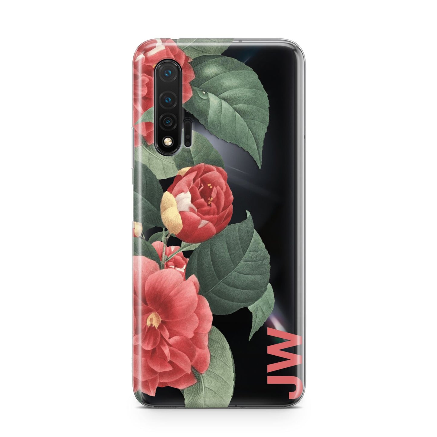 Vintage Personalised Flowers Huawei Nova 6 Phone Case