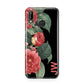 Vintage Personalised Flowers Huawei P20 Lite Phone Case