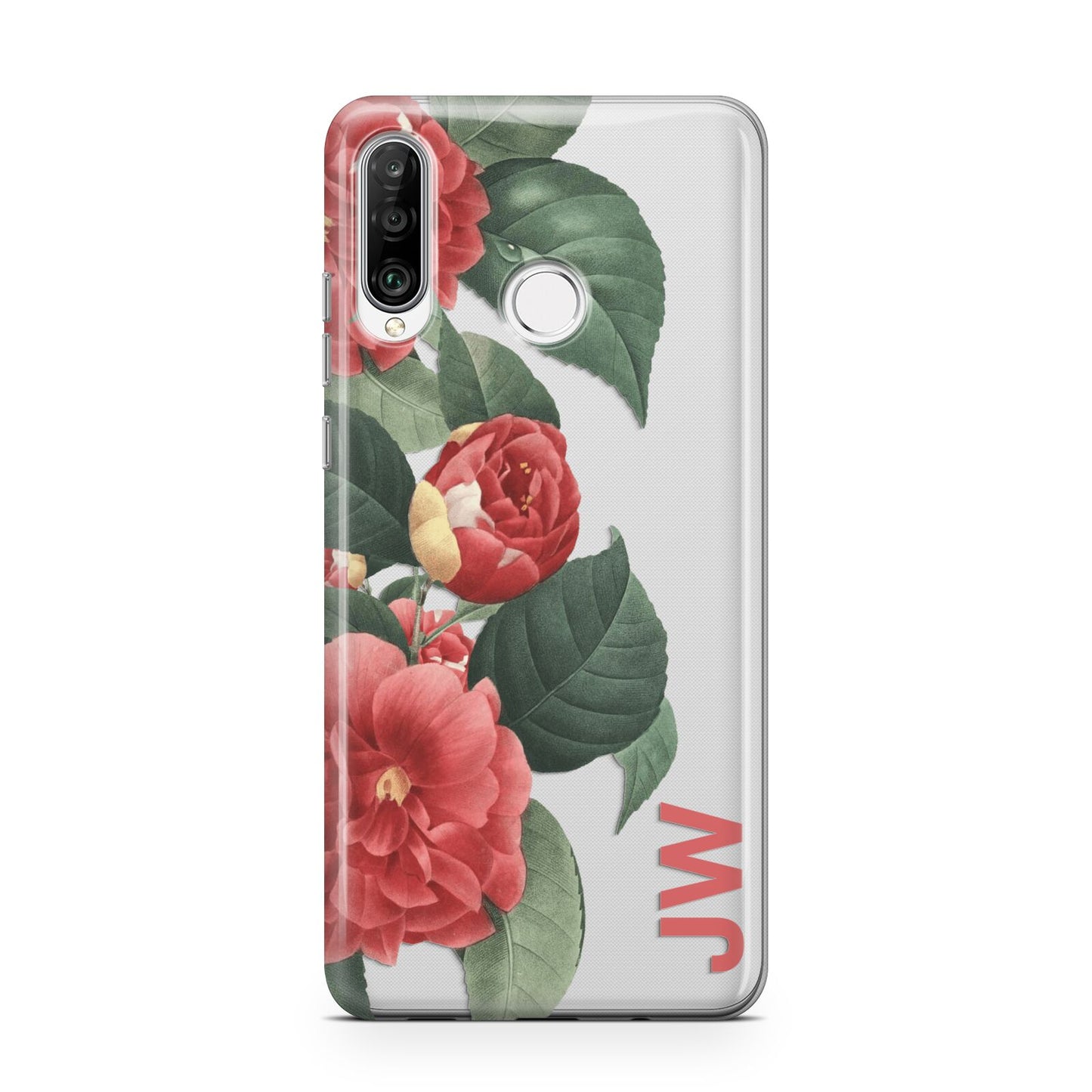 Vintage Personalised Flowers Huawei P30 Lite Phone Case