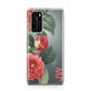 Vintage Personalised Flowers Huawei P40 Phone Case