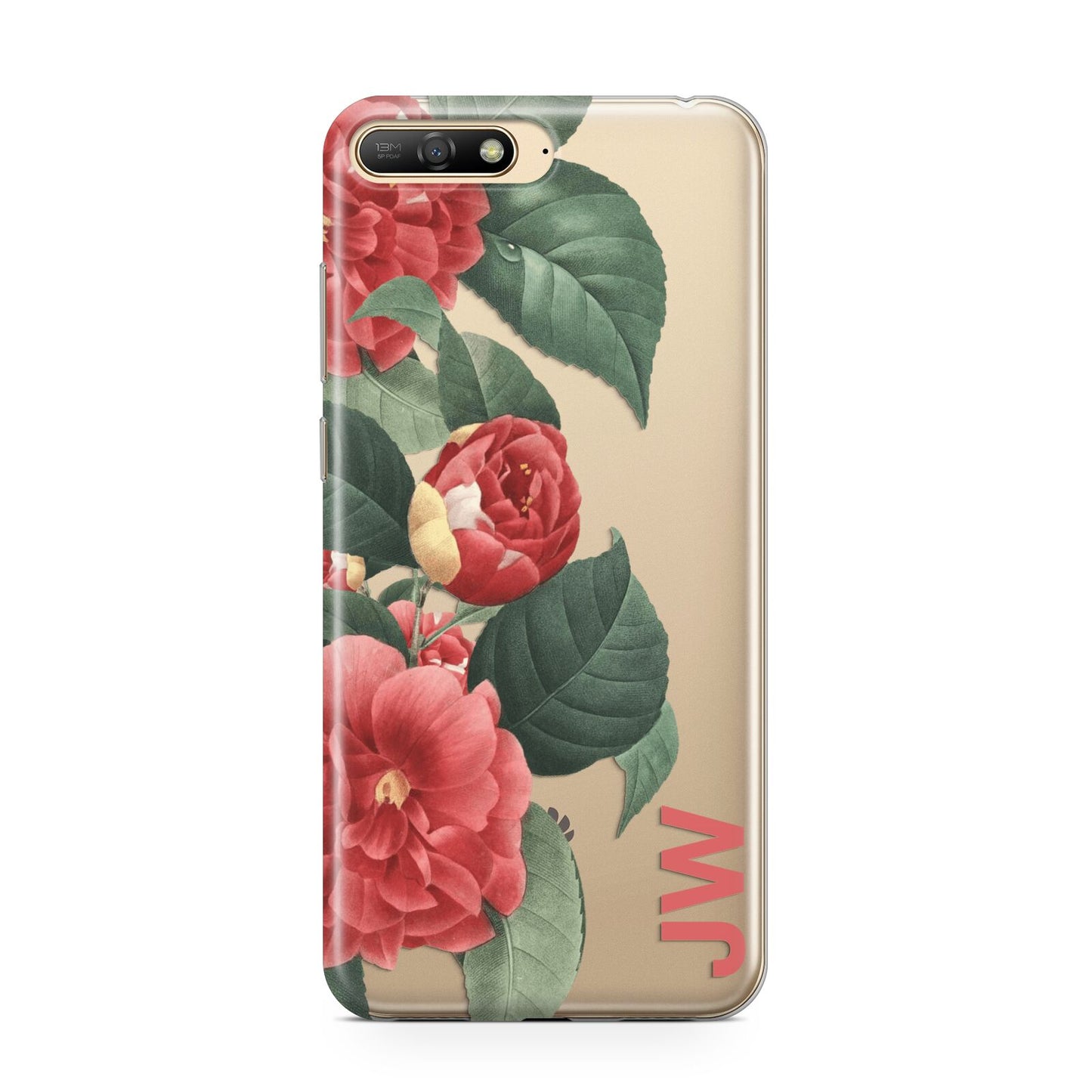Vintage Personalised Flowers Huawei Y6 2018