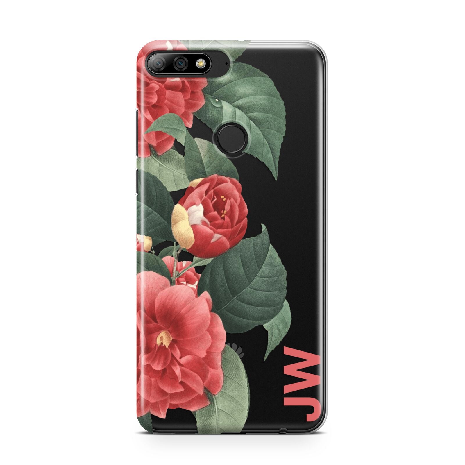 Vintage Personalised Flowers Huawei Y7 2018