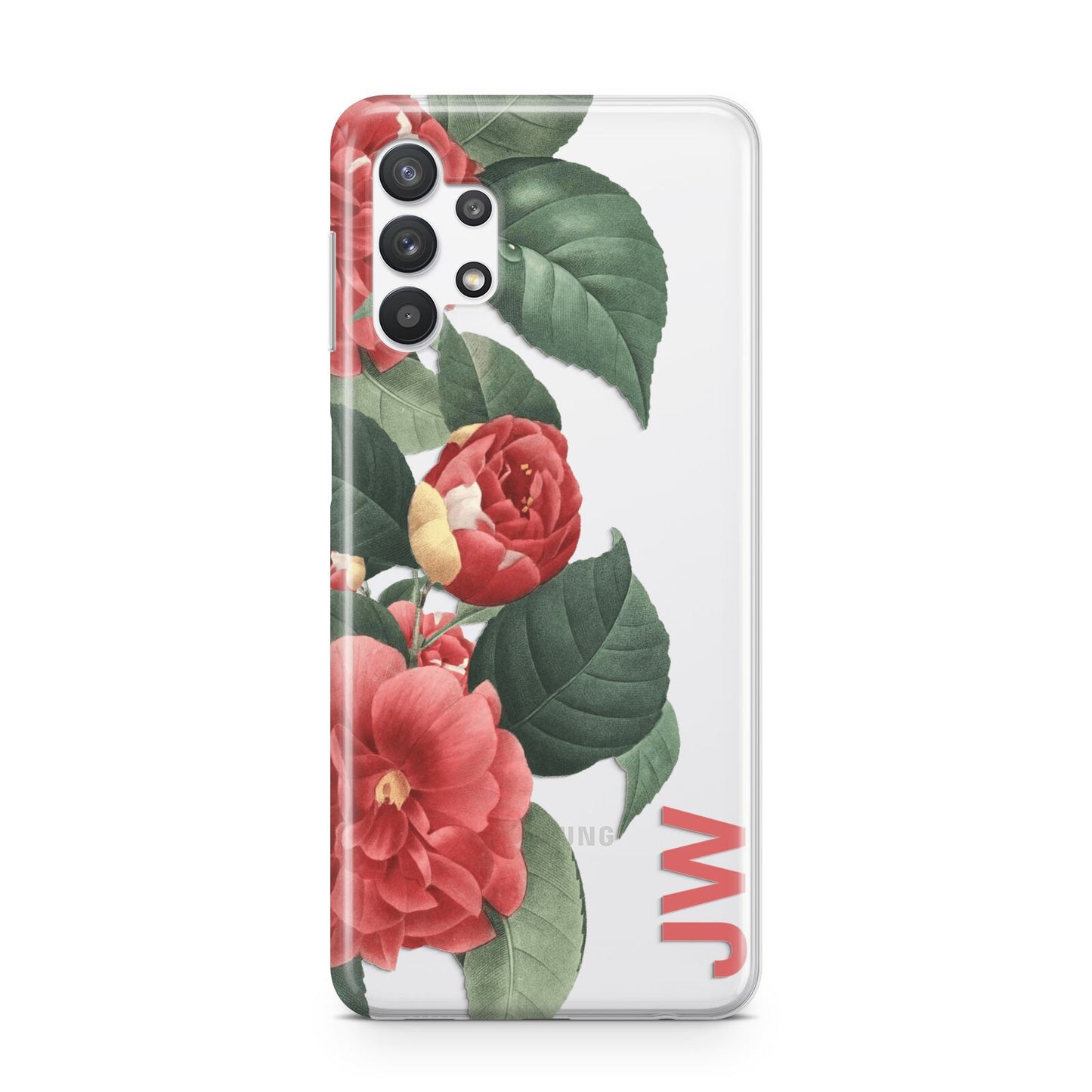 Vintage Personalised Flowers Samsung A32 5G Case