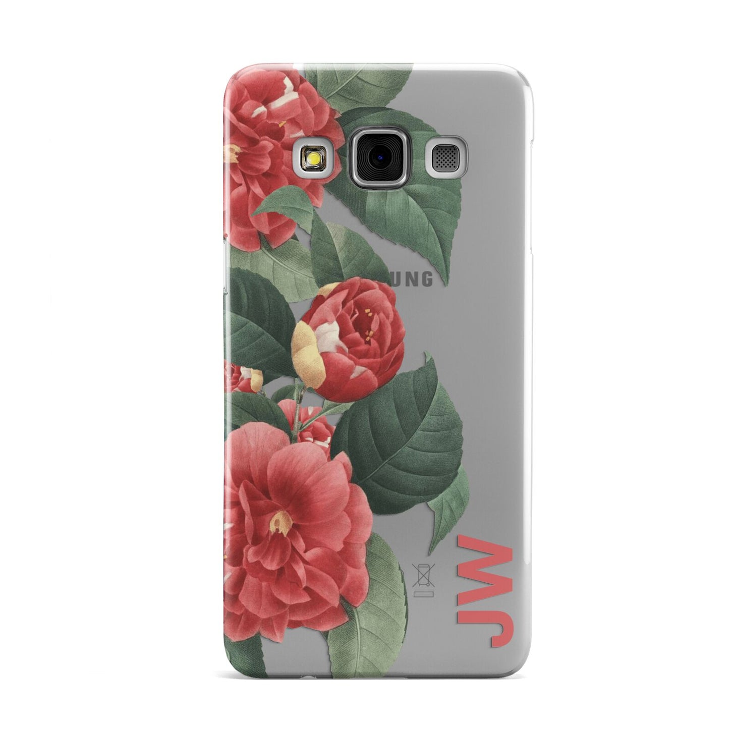 Vintage Personalised Flowers Samsung Galaxy A3 Case
