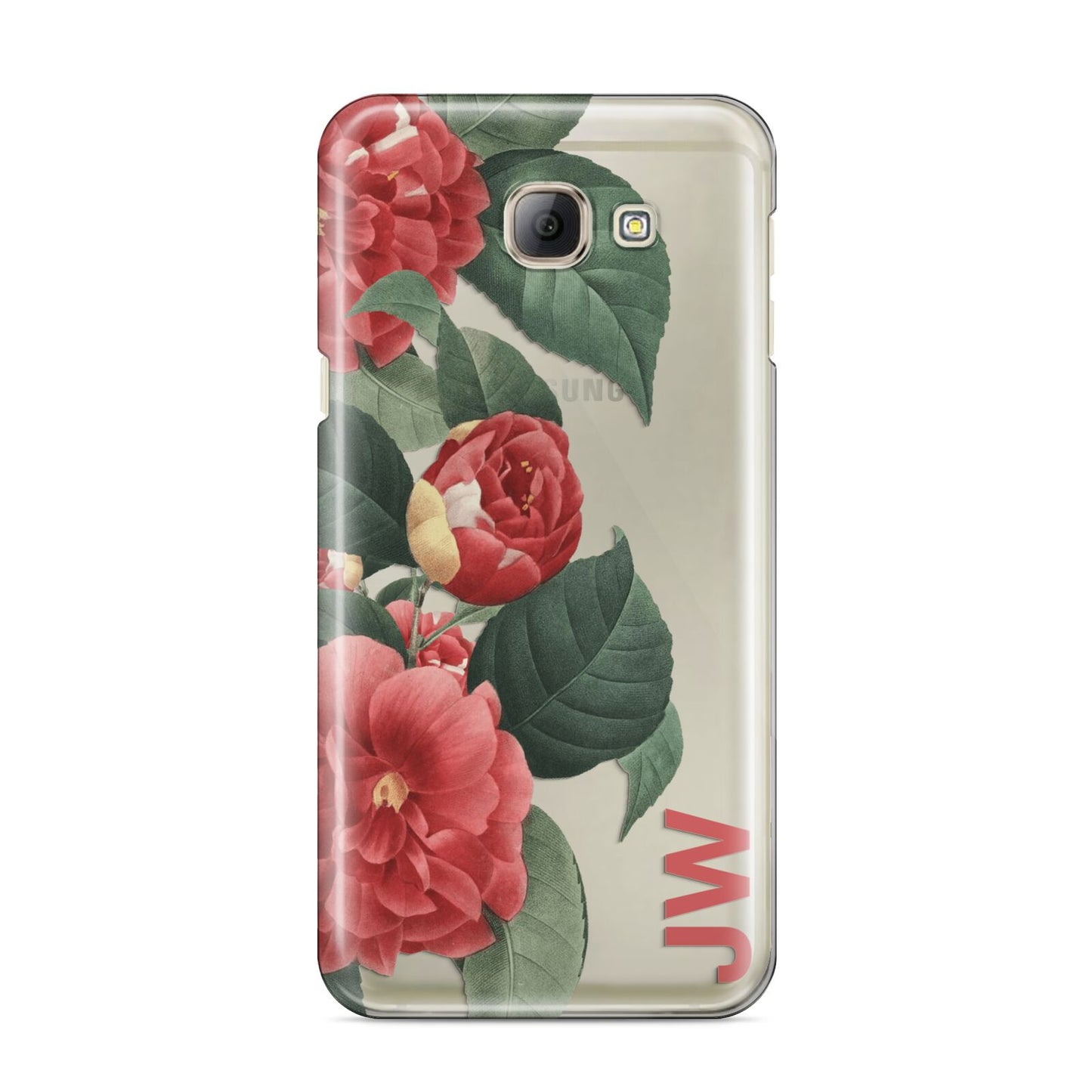 Vintage Personalised Flowers Samsung Galaxy A8 2016 Case