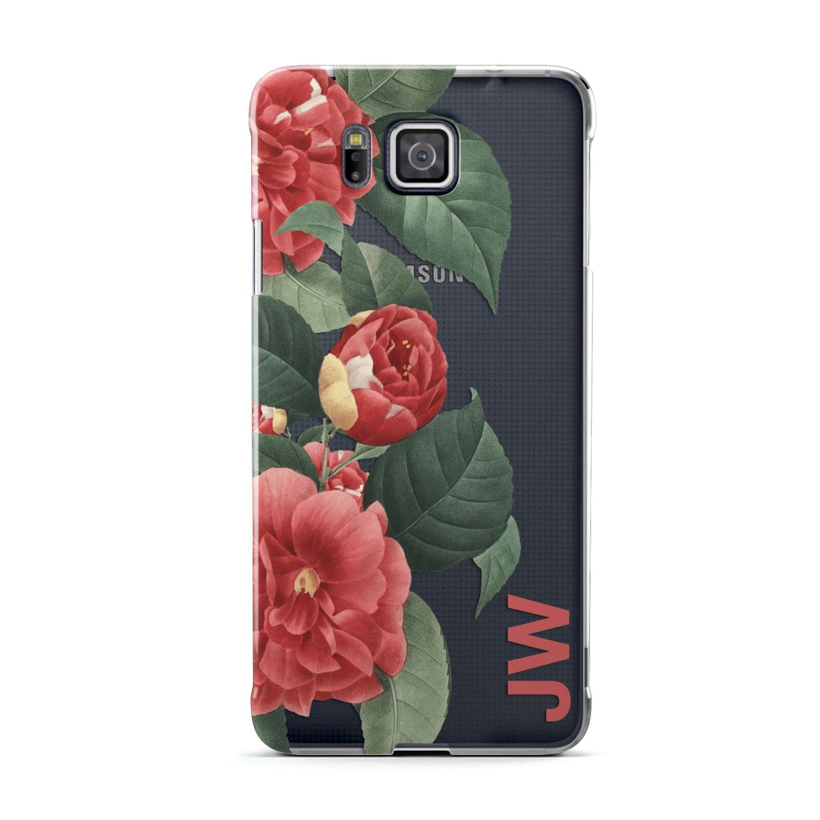 Vintage Personalised Flowers Samsung Galaxy Alpha Case