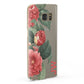 Vintage Personalised Flowers Samsung Galaxy Case Fourty Five Degrees