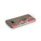Vintage Personalised Flowers Samsung Galaxy Case Side Close Up