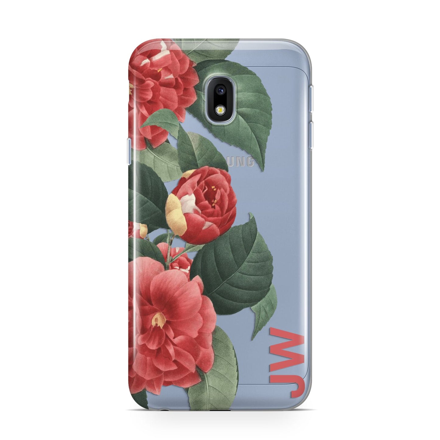 Vintage Personalised Flowers Samsung Galaxy J3 2017 Case