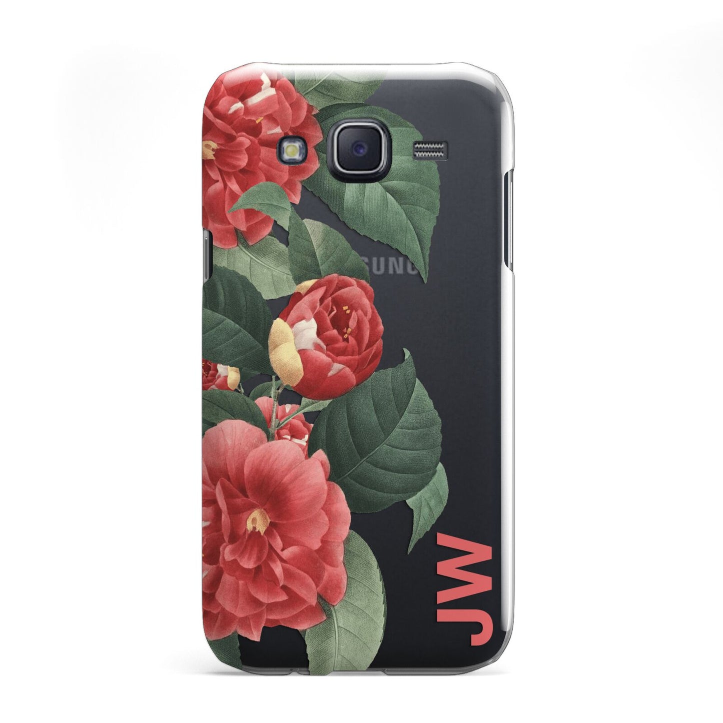 Vintage Personalised Flowers Samsung Galaxy J5 Case