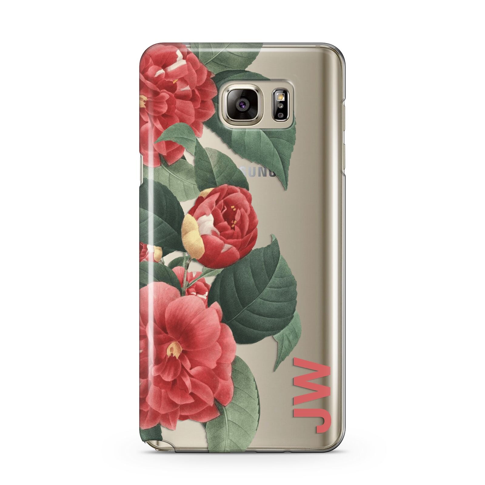 Vintage Personalised Flowers Samsung Galaxy Note 5 Case