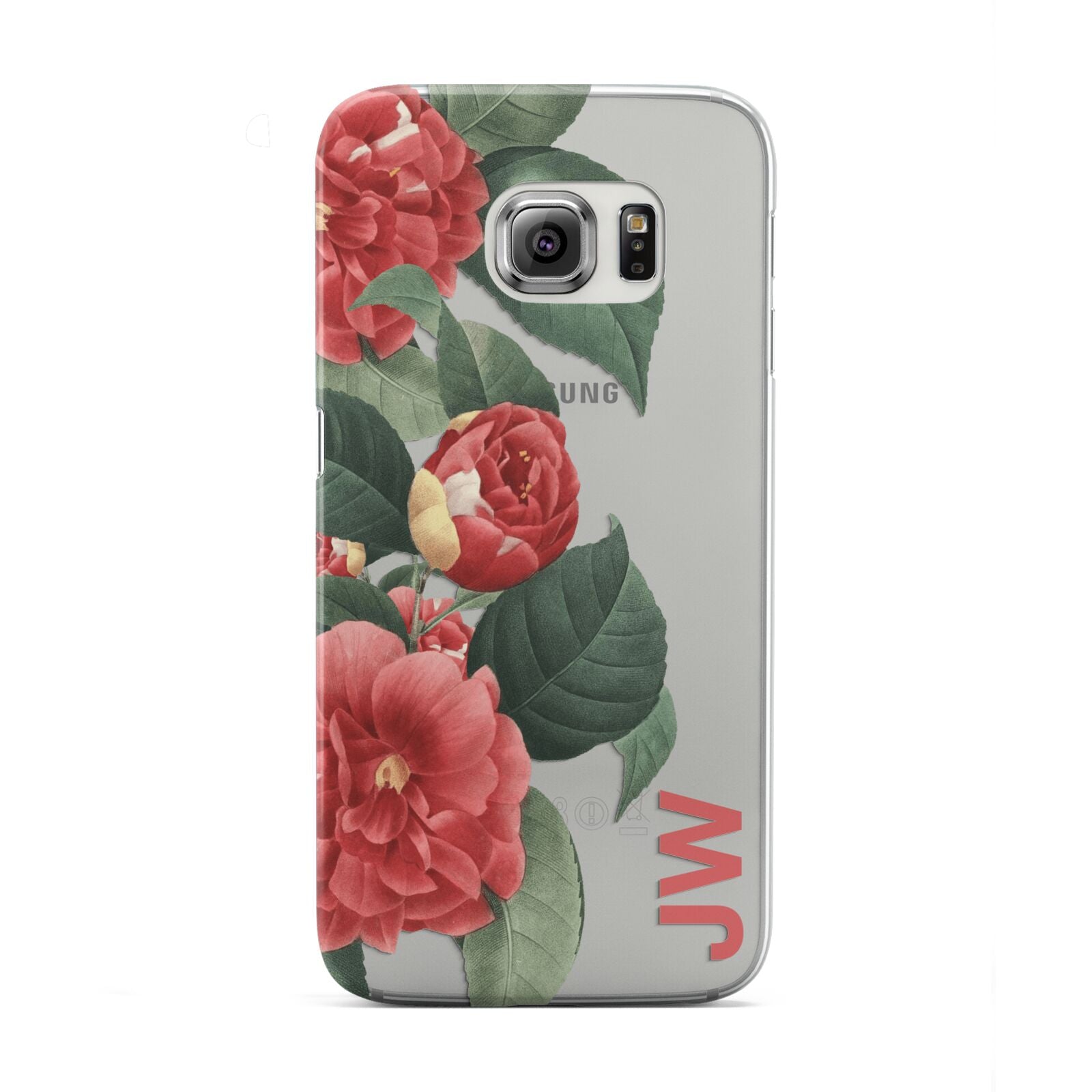 Vintage Personalised Flowers Samsung Galaxy S6 Edge Case