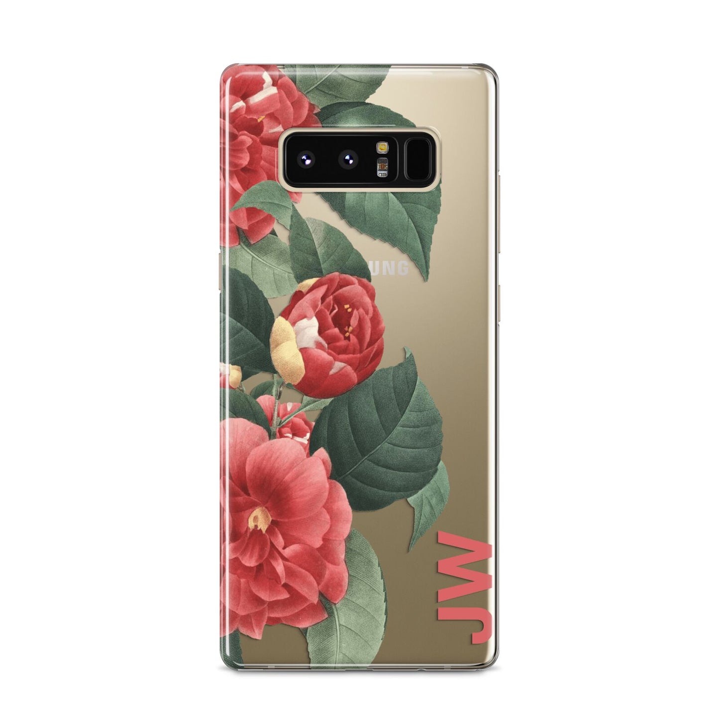 Vintage Personalised Flowers Samsung Galaxy S8 Case