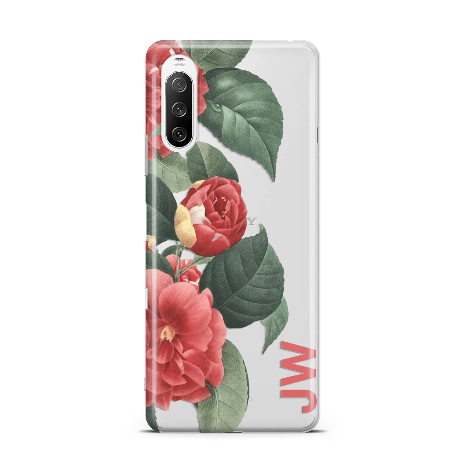 Vintage Personalised Flowers Sony Xperia 10 III Case