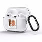 Vintage Photo with Typewriter Font AirPods Pro Clear Case Side Image