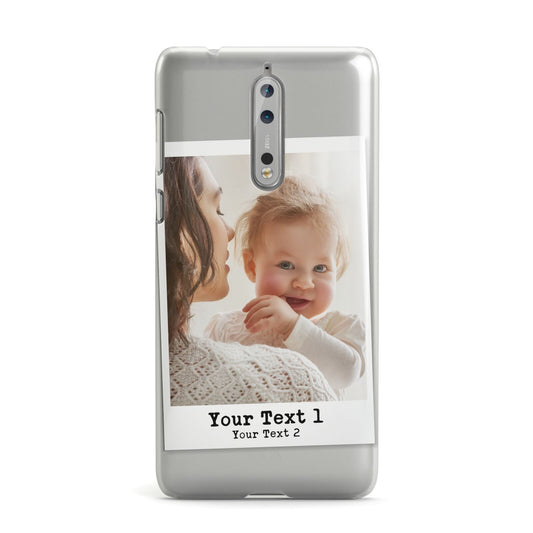 Vintage Photo with Typewriter Font Nokia Case