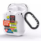 Vintage Retro Stickers AirPods Clear Case Side Image