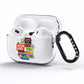 Vintage Retro Stickers AirPods Pro Clear Case Side Image