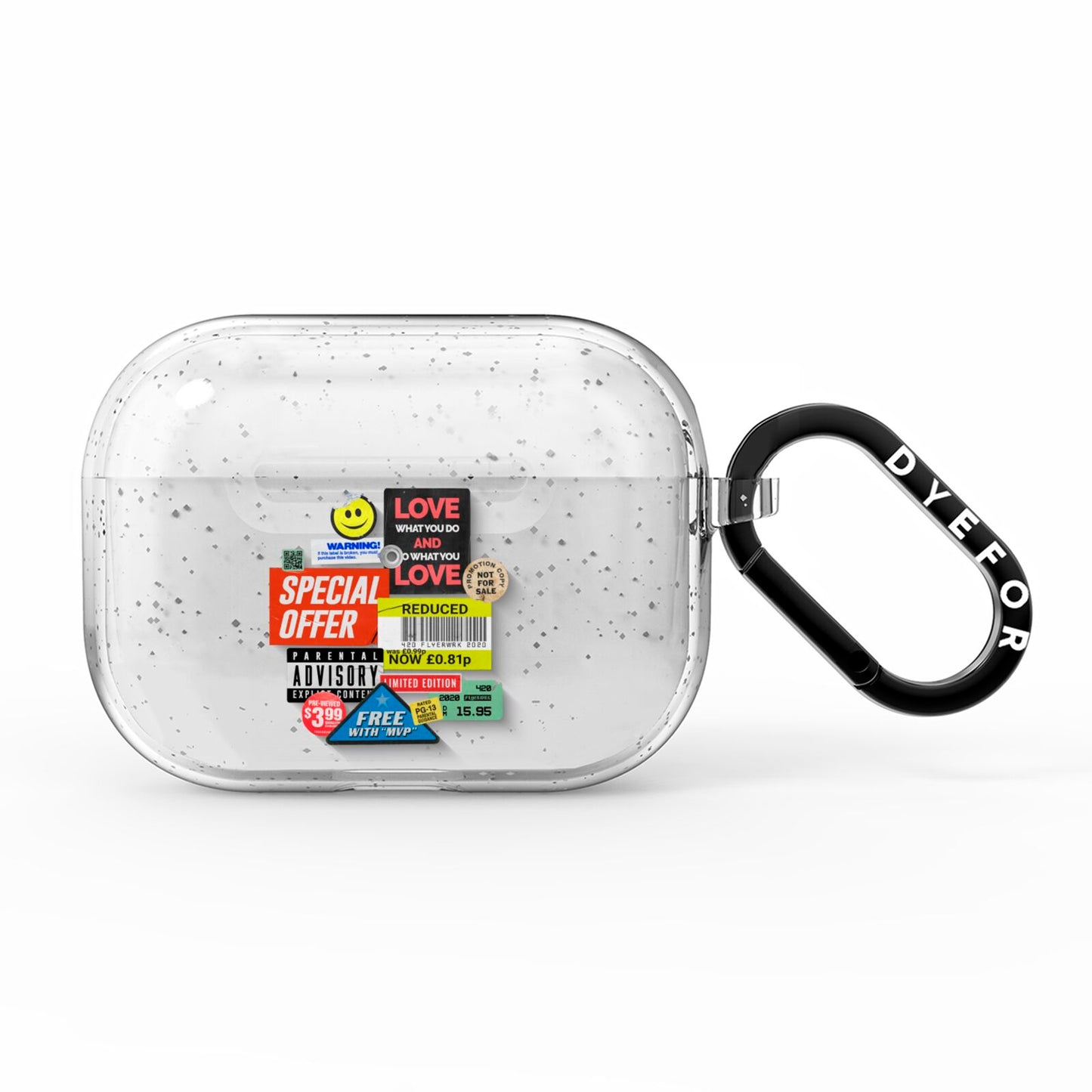 Vintage Retro Stickers AirPods Pro Glitter Case