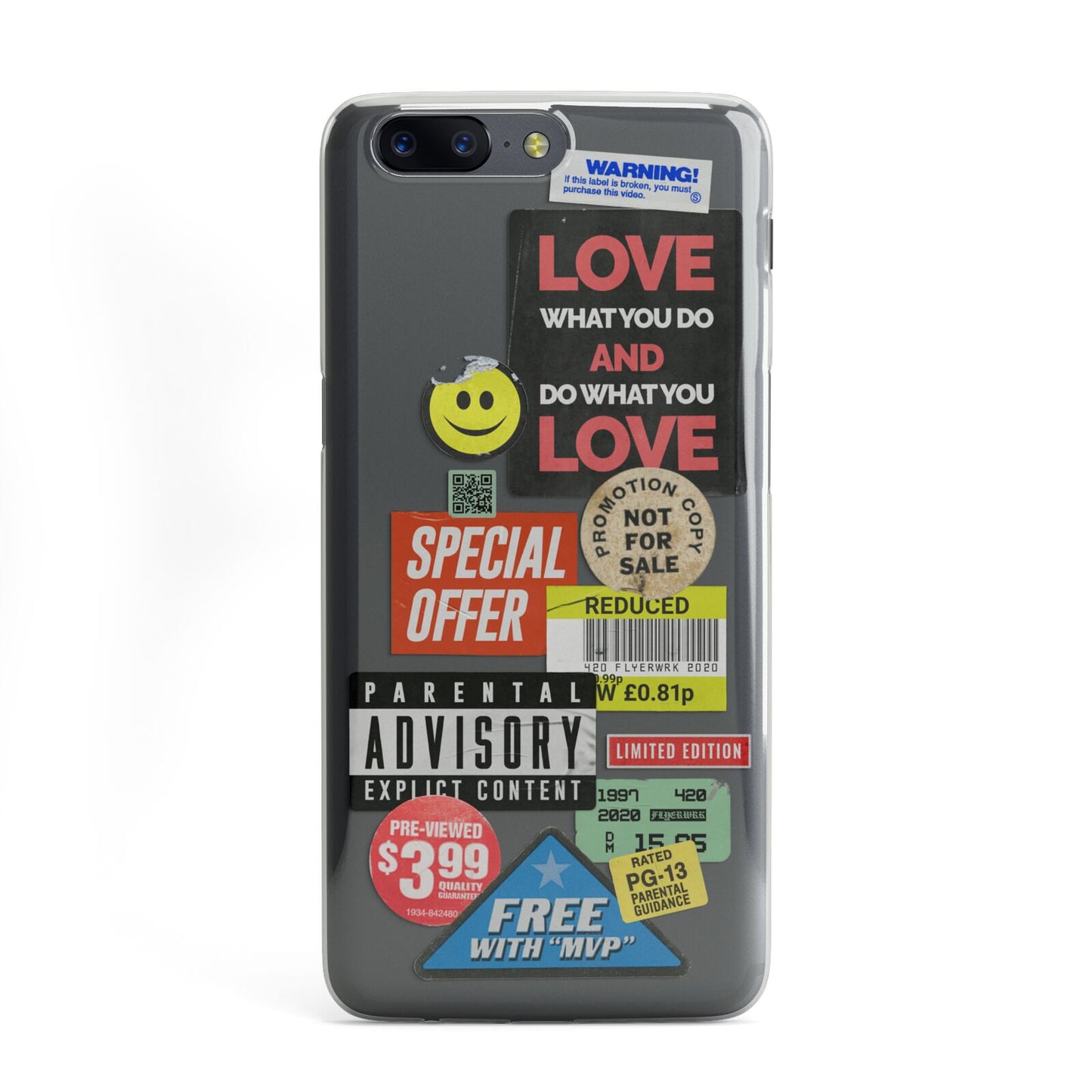 Vintage Retro Stickers OnePlus Case