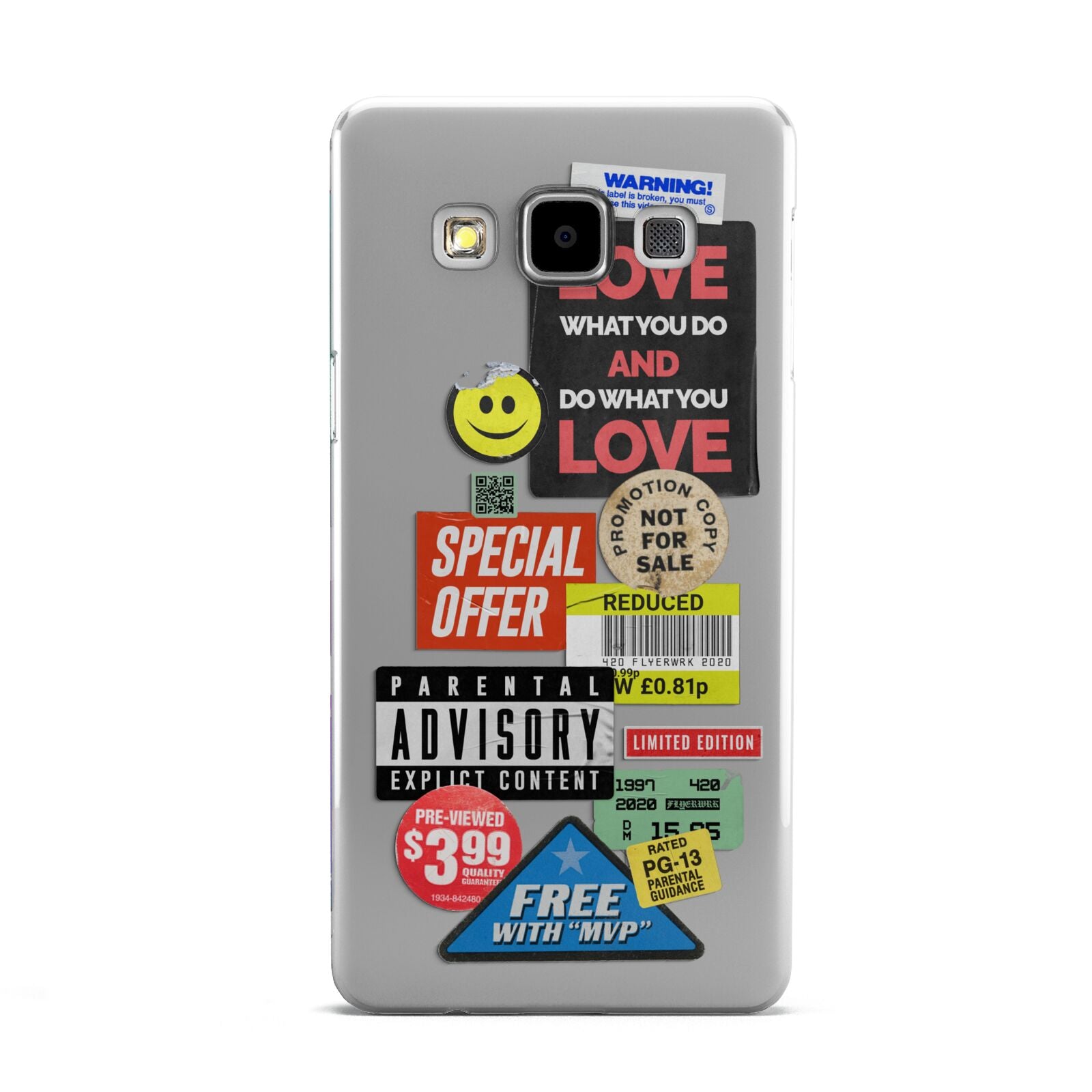 Vintage Retro Stickers Samsung Galaxy A5 Case
