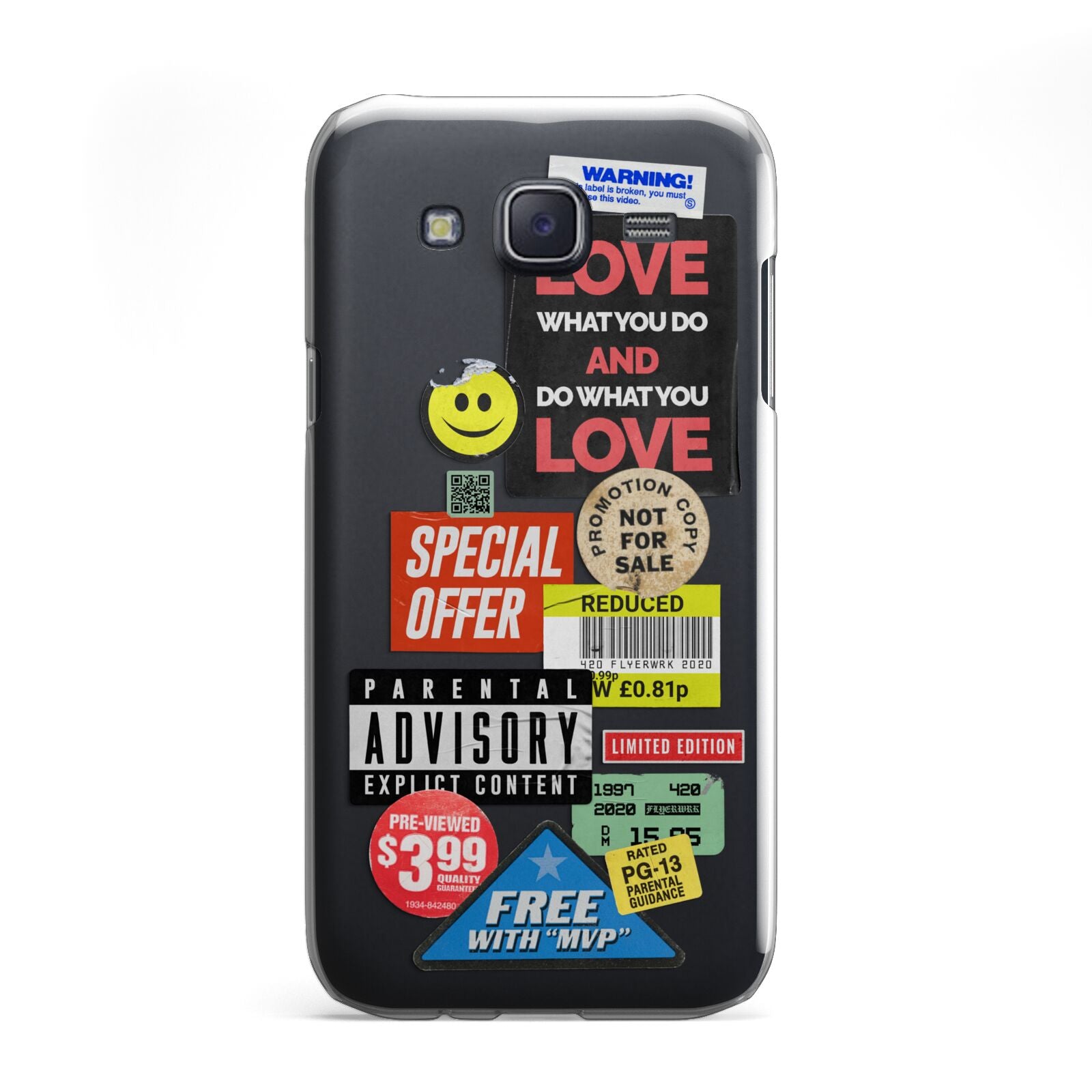 Vintage Retro Stickers Samsung Galaxy J5 Case