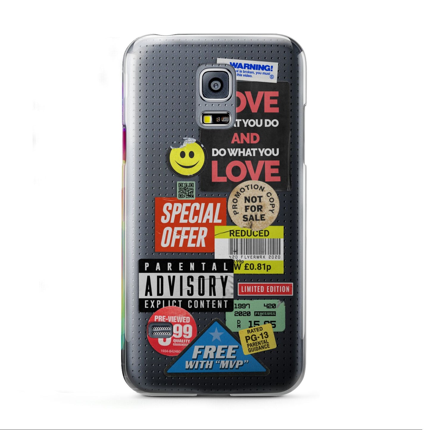 Vintage Retro Stickers Samsung Galaxy S5 Mini Case