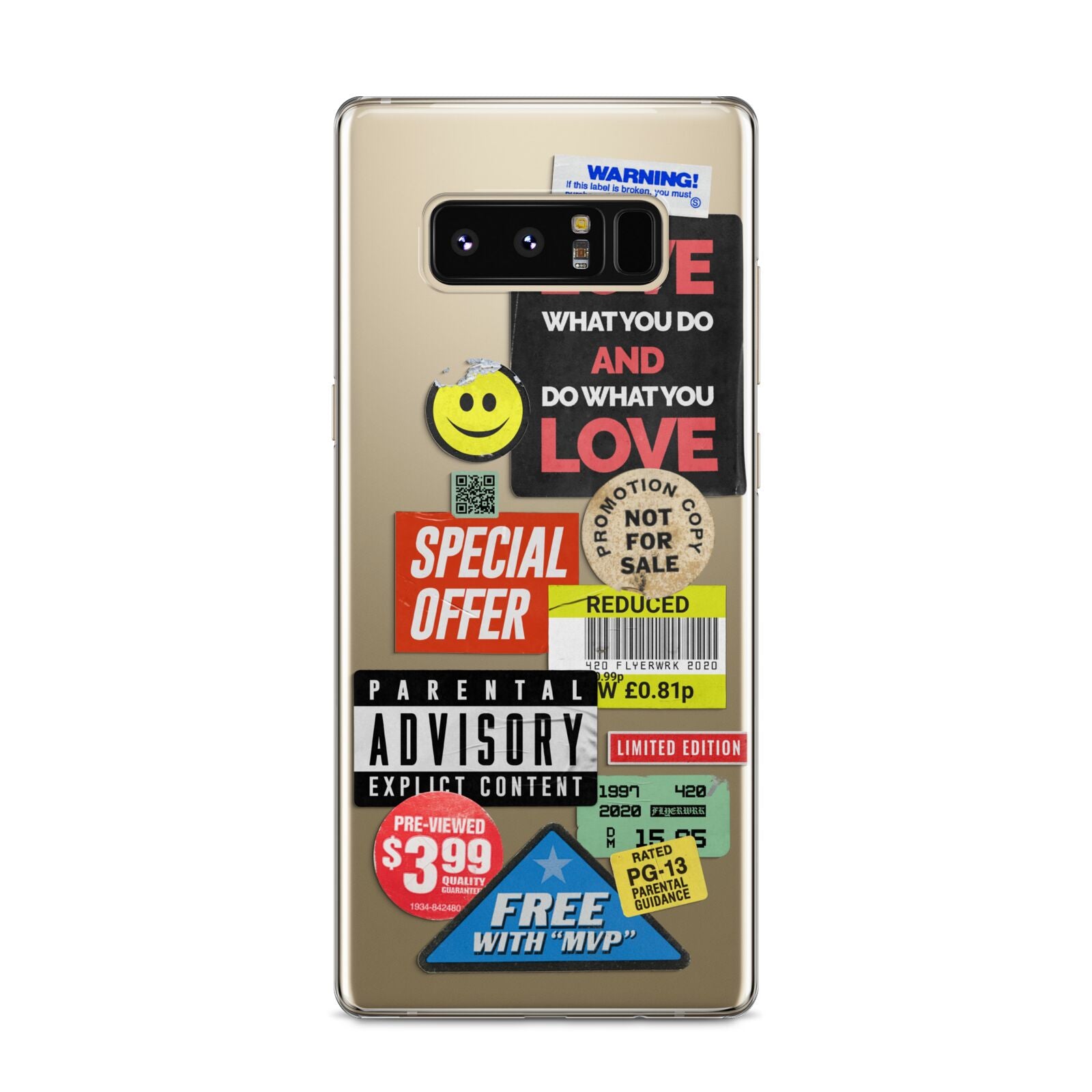 Vintage Retro Stickers Samsung Galaxy S8 Case
