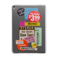 Vintage Sale Stickers Apple iPad Grey Case
