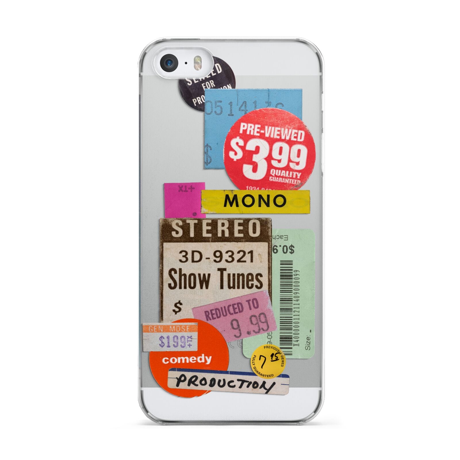 Vintage Sale Stickers Apple iPhone 5 Case