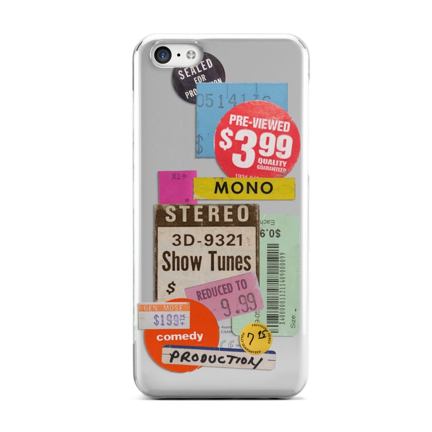 Vintage Sale Stickers Apple iPhone 5c Case