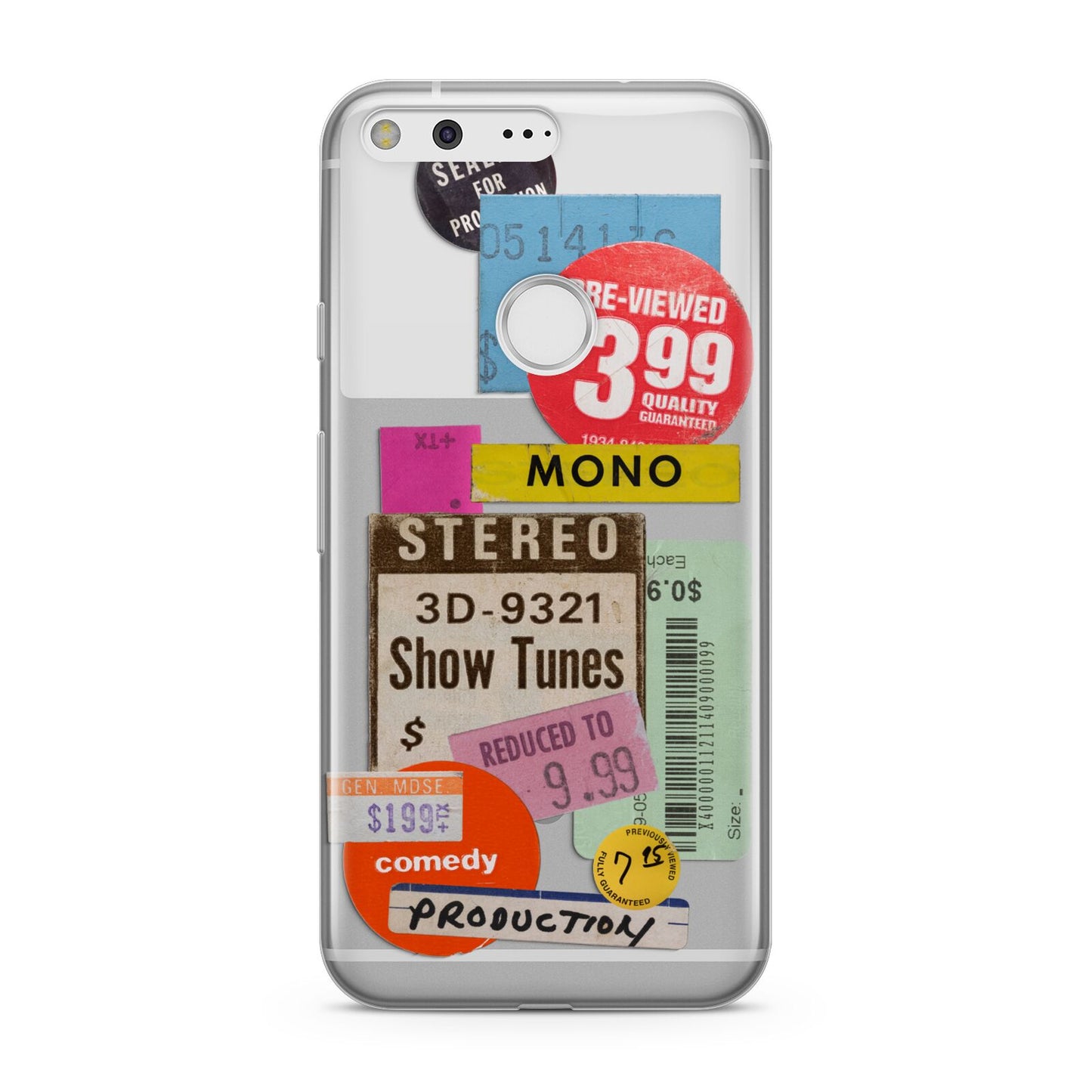 Vintage Sale Stickers Google Pixel Case