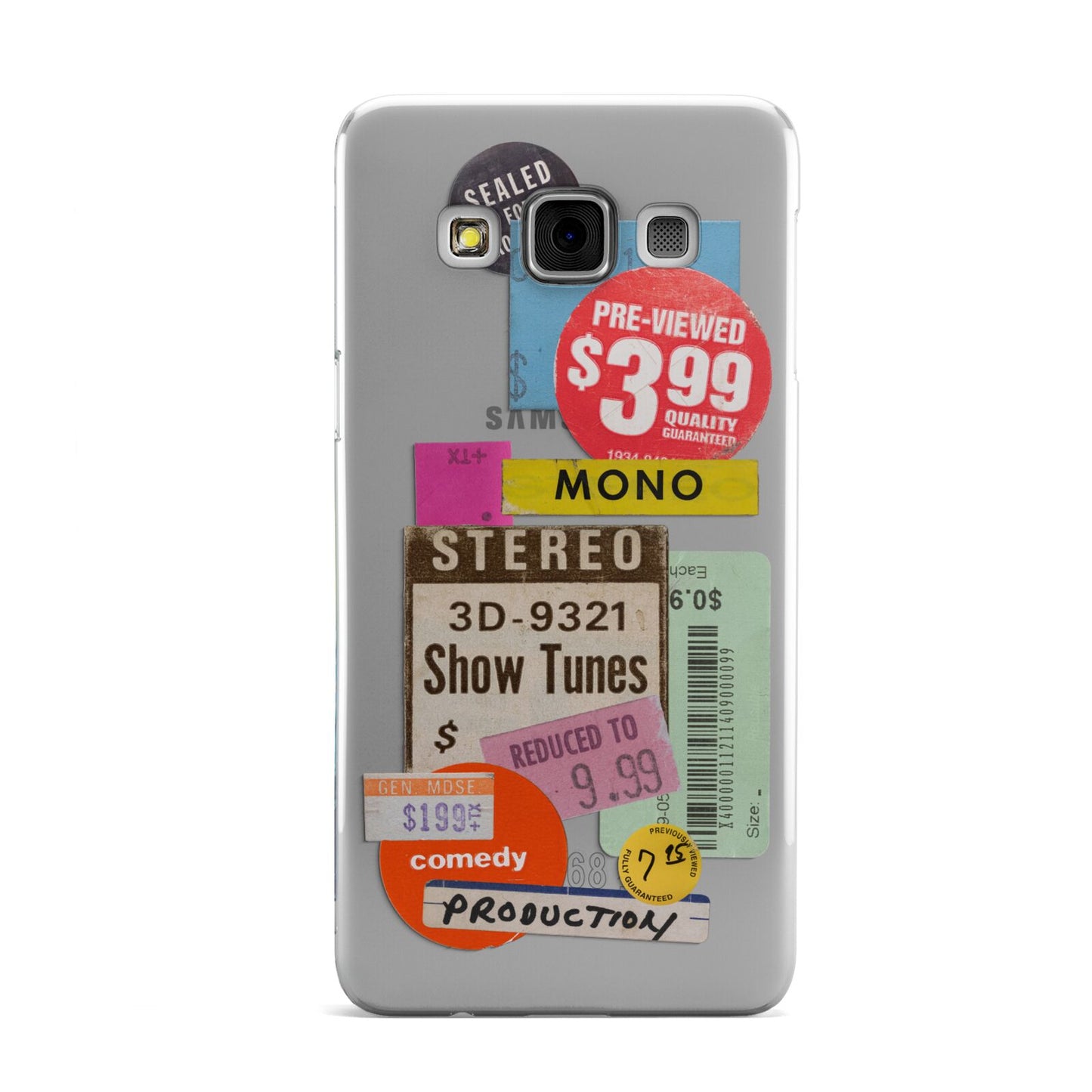 Vintage Sale Stickers Samsung Galaxy A3 Case