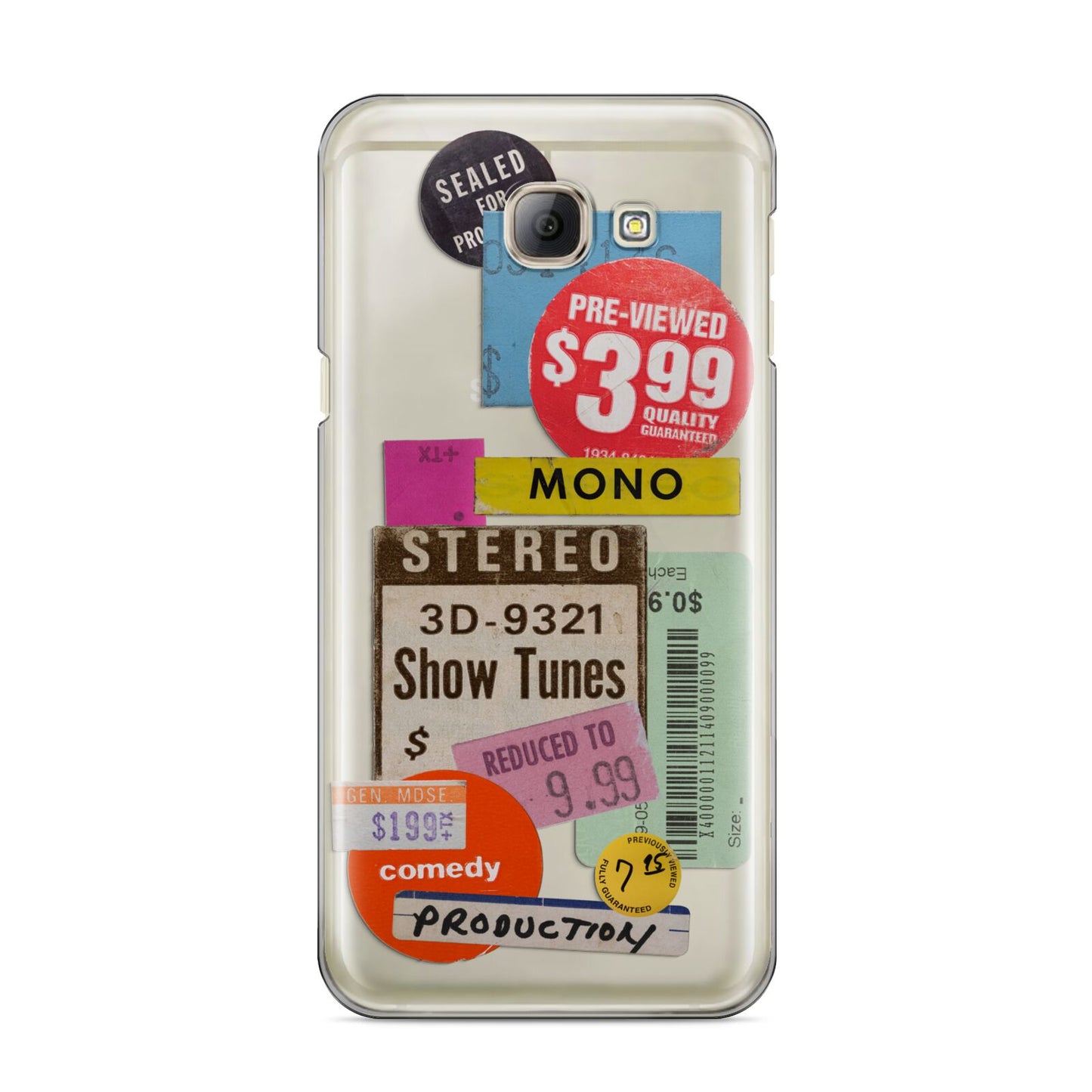 Vintage Sale Stickers Samsung Galaxy A8 2016 Case