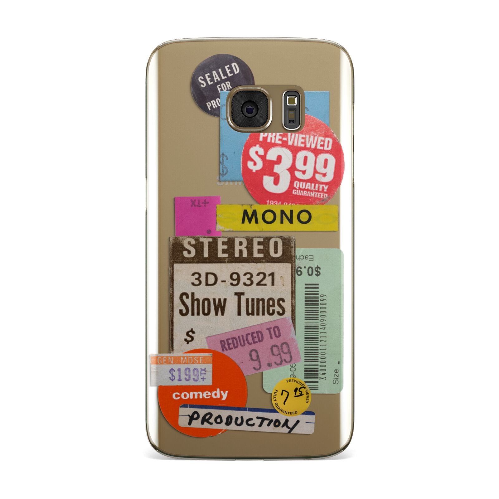 Vintage Sale Stickers Samsung Galaxy Case