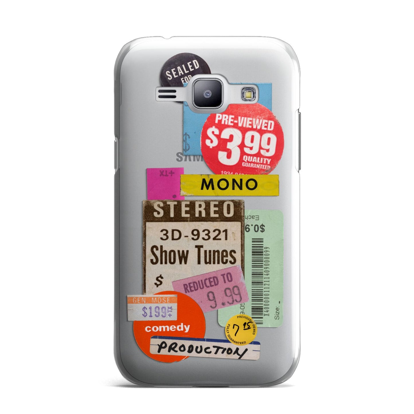 Vintage Sale Stickers Samsung Galaxy J1 2015 Case