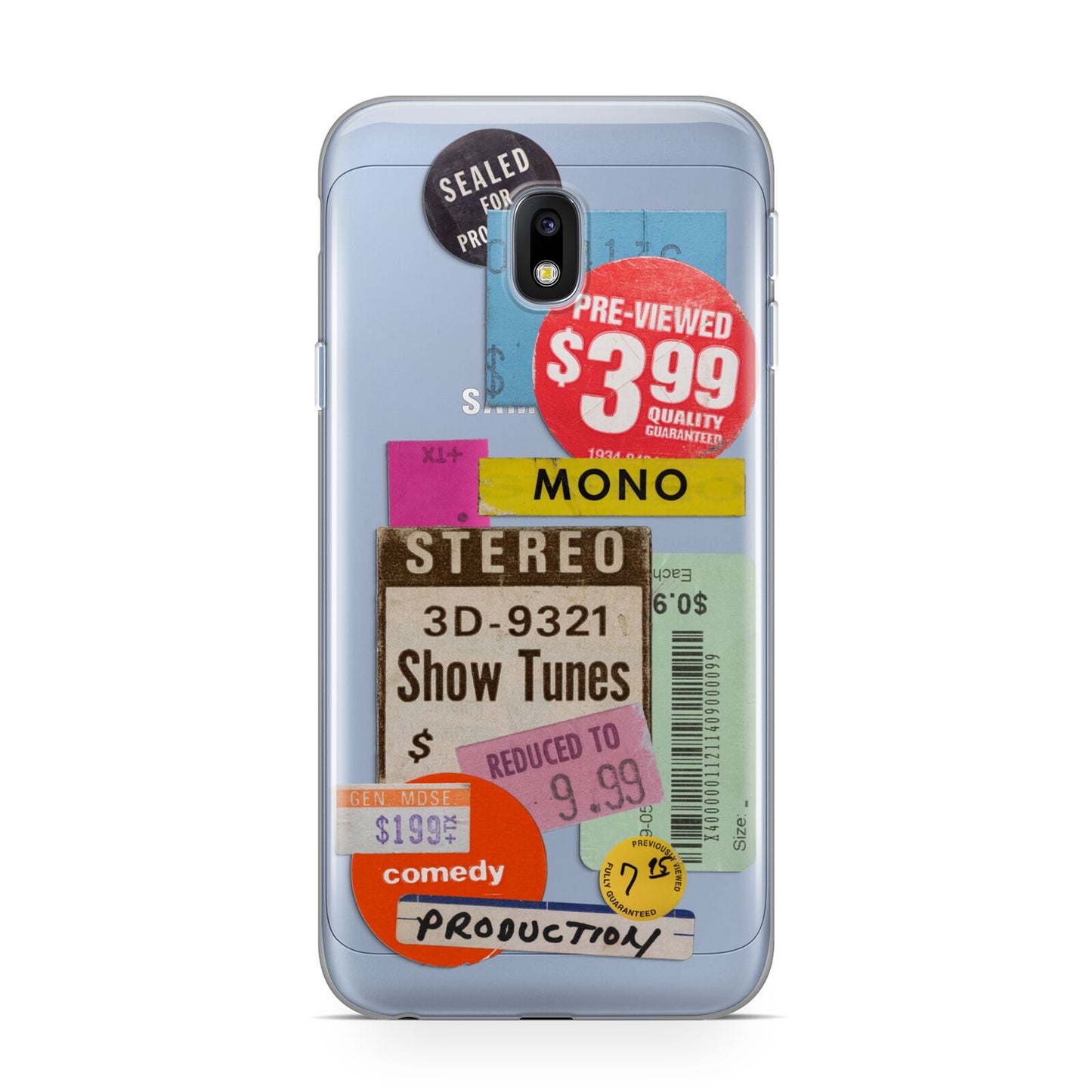 Vintage Sale Stickers Samsung Galaxy J3 2017 Case