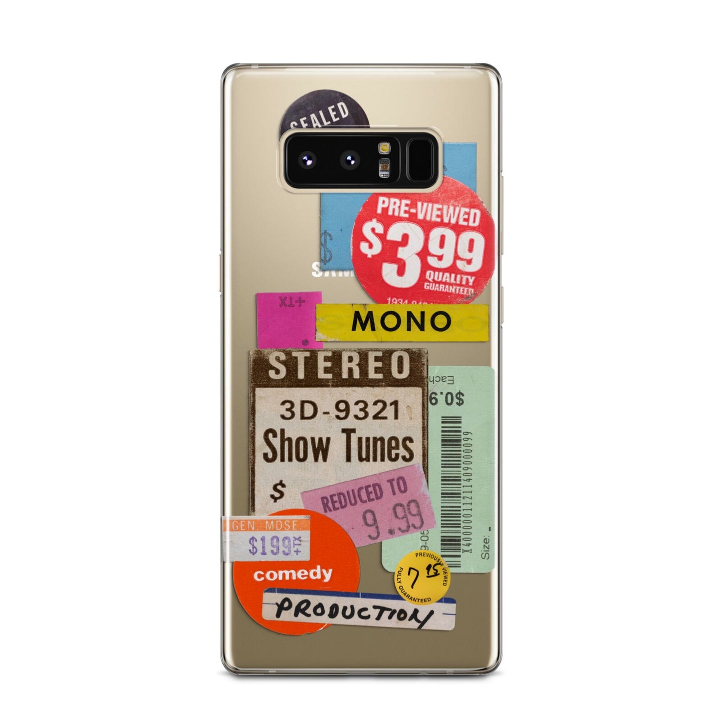 Vintage Sale Stickers Samsung Galaxy Note 8 Case