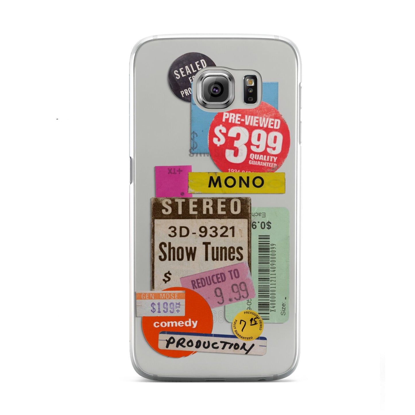 Vintage Sale Stickers Samsung Galaxy S6 Case