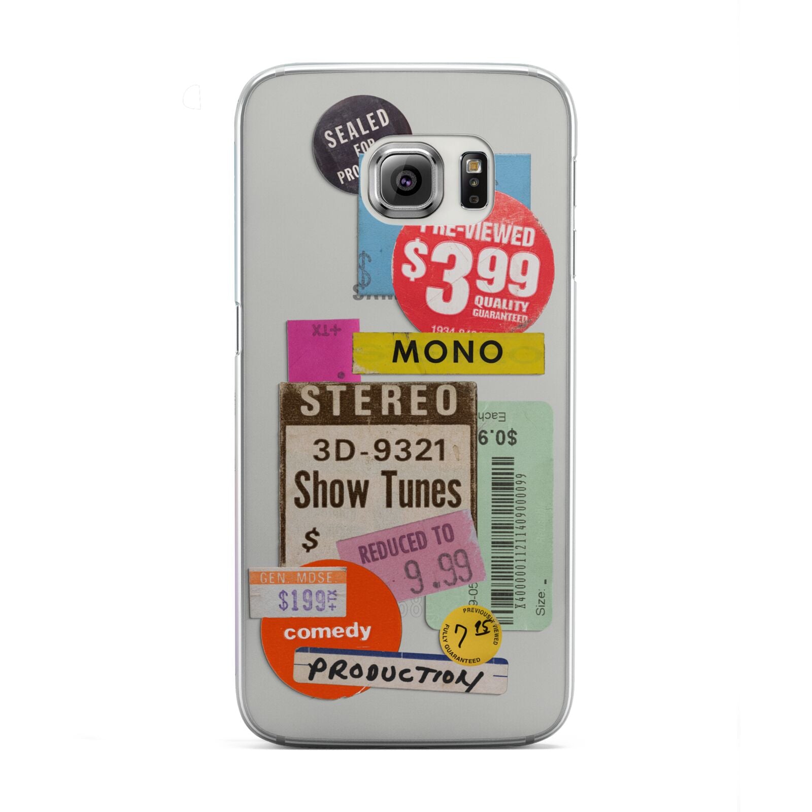 Vintage Sale Stickers Samsung Galaxy S6 Edge Case