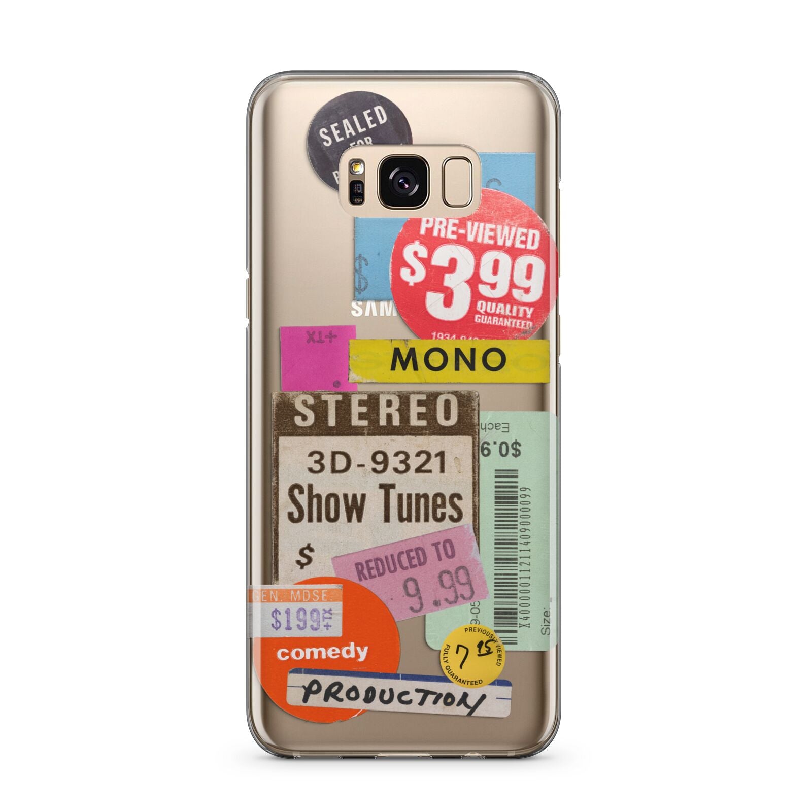Vintage Sale Stickers Samsung Galaxy S8 Plus Case