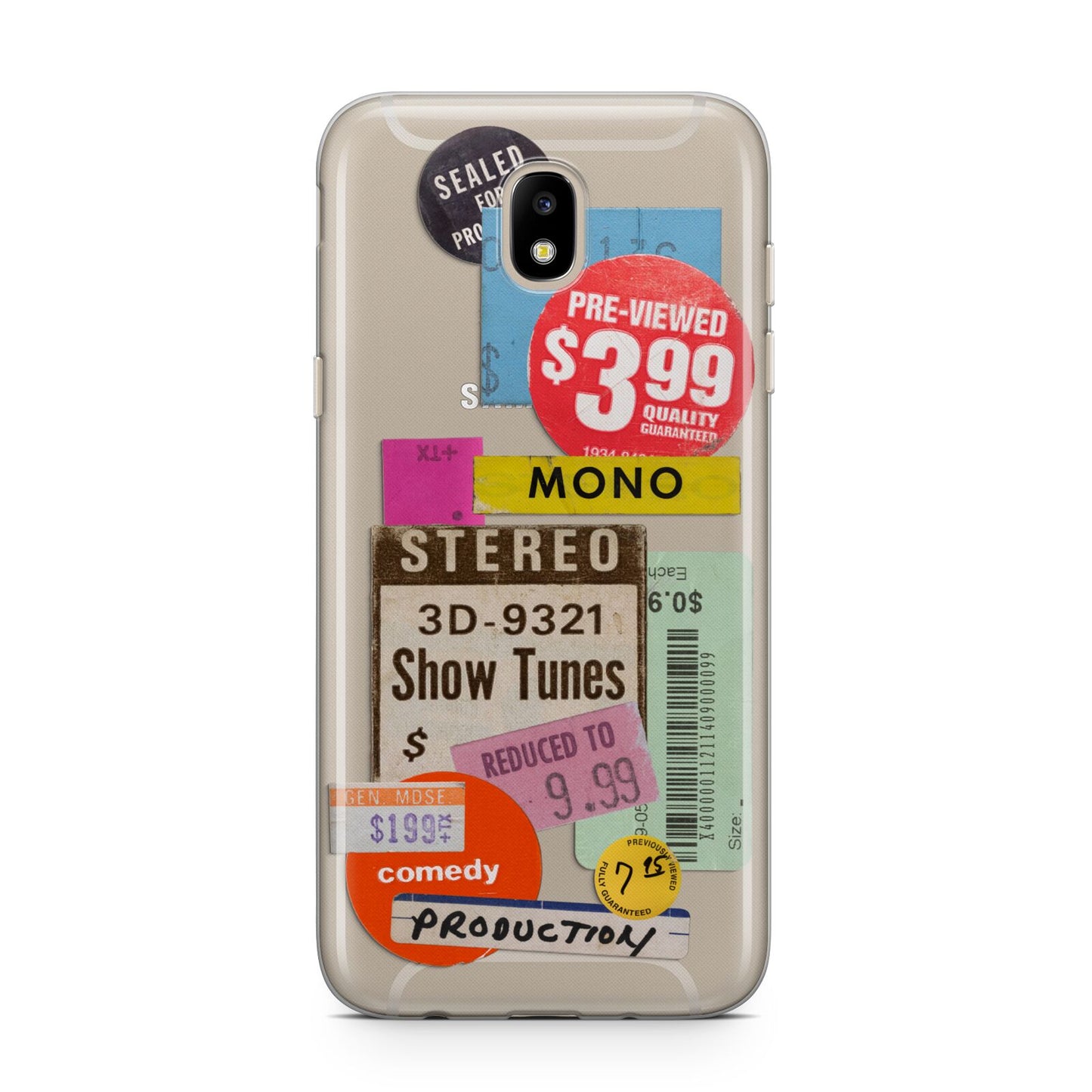 Vintage Sale Stickers Samsung J5 2017 Case