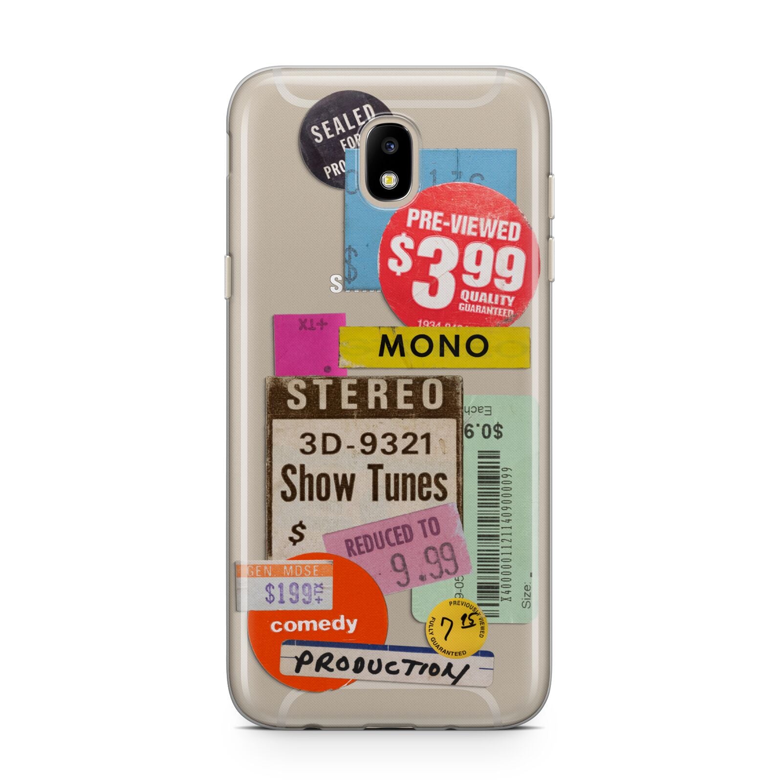 Vintage Sale Stickers Samsung J5 2017 Case